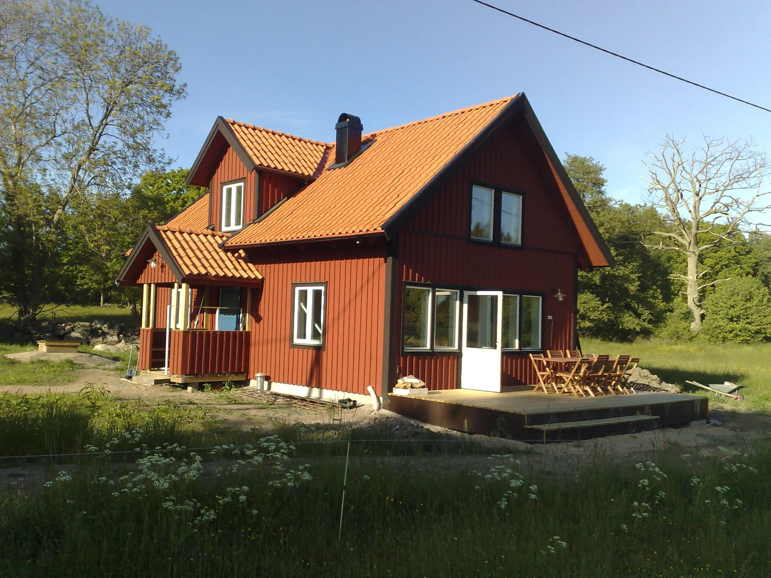 Rent the red Swedish house Anna for a peaceful island stay
